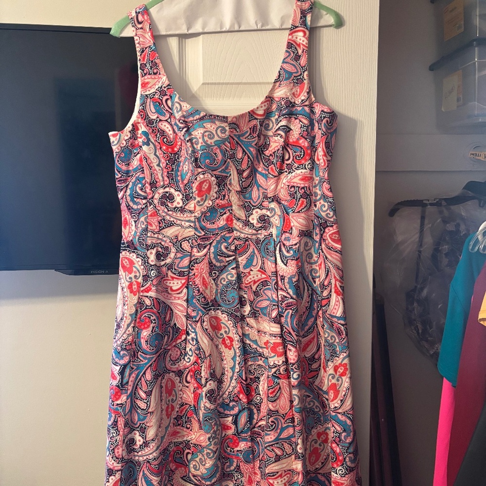 Paisley Nine West Dress Size 8
